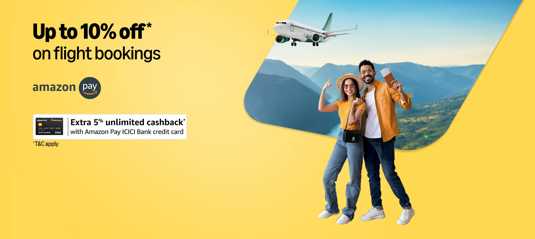 10% Off on Flight Bookings